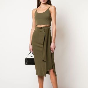 Alice+Olivia Riva Midi Skirt